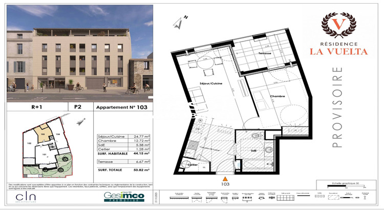 Ma-Cabane - Vente Appartement Nîmes, 44 m²