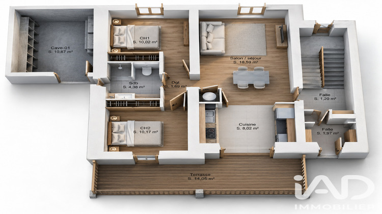 Ma-Cabane - Vente Appartement Niort, 52 m²