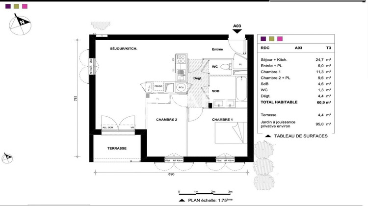 Ma-Cabane - Vente Appartement Noirmoutier-en-l'Ile, 62 m²