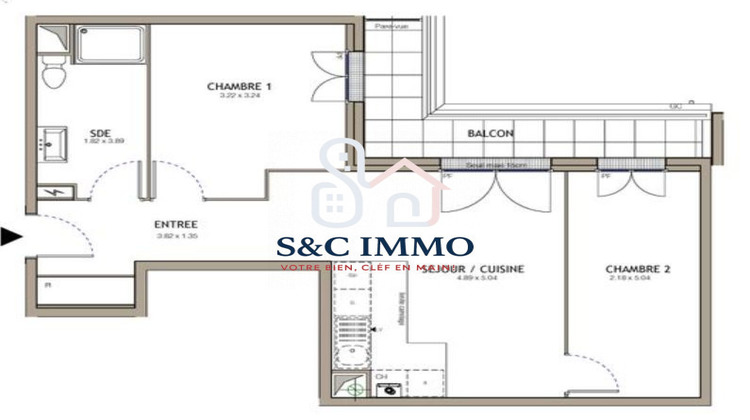Ma-Cabane - Vente Appartement Noiseau, 56 m²