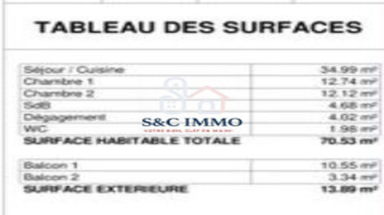 Ma-Cabane - Vente Appartement Noisiel, 68 m²