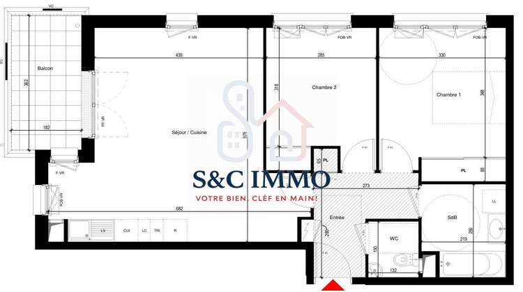 Ma-Cabane - Vente Appartement Noisiel, 66 m²