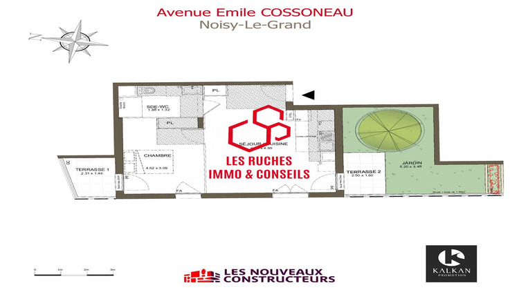 Ma-Cabane - Vente Appartement Noisy-le-Grand, 48 m²