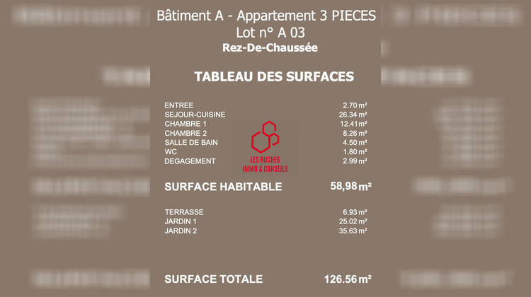 Ma-Cabane - Vente Appartement Noisy-le-Grand, 58 m²