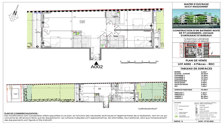 Ma-Cabane - Vente Appartement NOISY-LE-GRAND, 95 m²