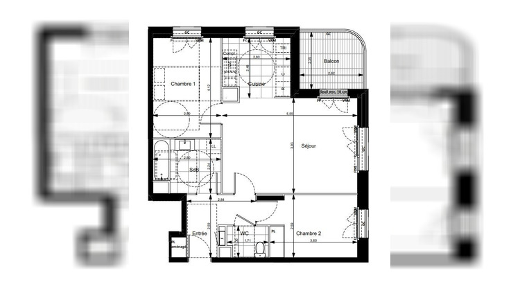 Ma-Cabane - Vente Appartement NOISY LE GRAND, 63 m²