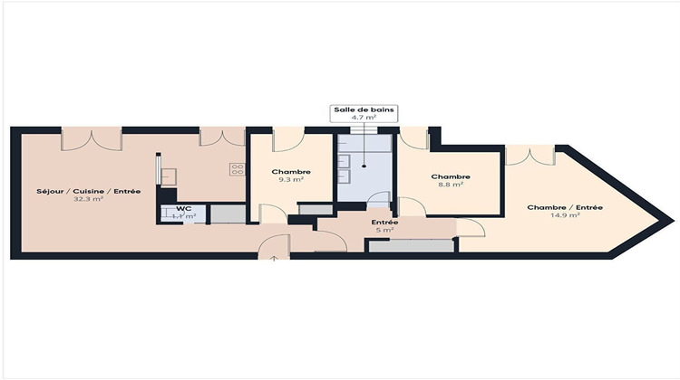 Ma-Cabane - Vente Appartement NOISY-LE-GRAND, 80 m²