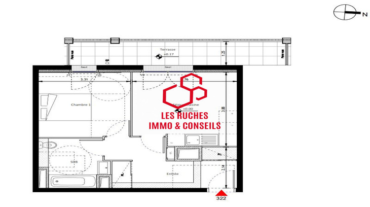 Ma-Cabane - Vente Appartement Noisy-le-Sec, 40 m²