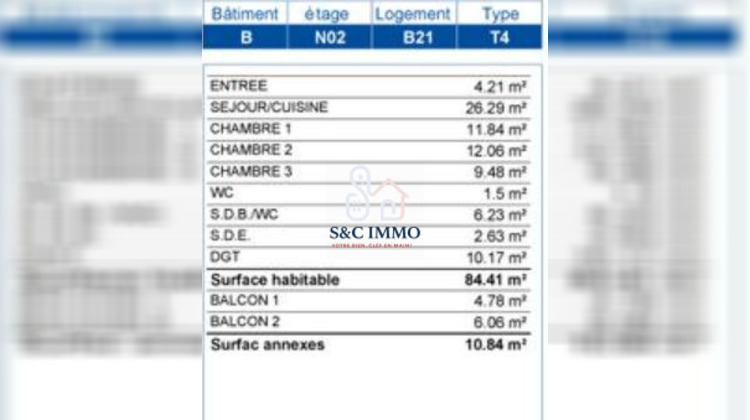 Ma-Cabane - Vente Appartement Noisy-le-Sec, 84 m²