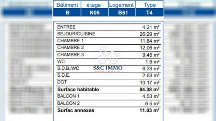 Ma-Cabane - Vente Appartement Noisy-le-Sec, 84 m²