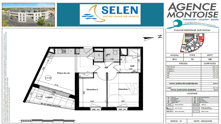 Ma-Cabane - Vente Appartement NOTRE-DAME-DE-MONTS, 40 m²