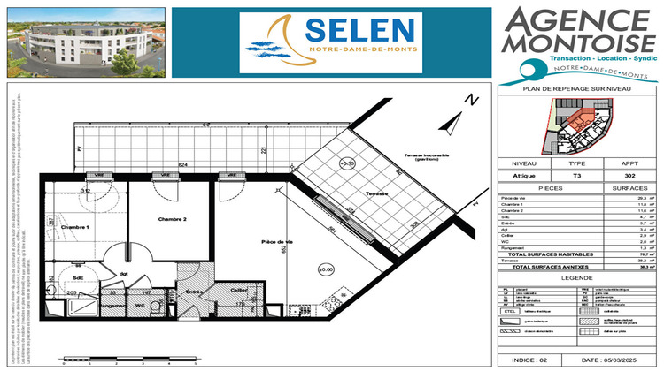 Ma-Cabane - Vente Appartement NOTRE-DAME-DE-MONTS, 70 m²