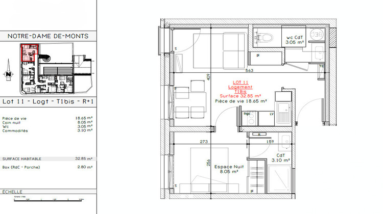 Ma-Cabane - Vente Appartement Notre-Dame-de-Monts, 32 m²