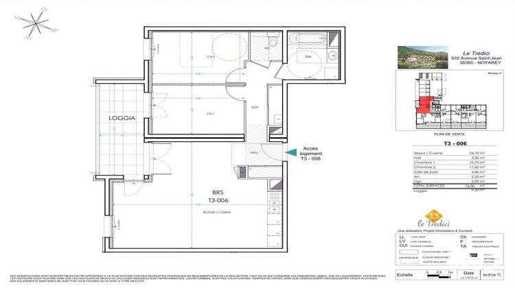 Ma-Cabane - Vente Appartement Noyarey, 74 m²