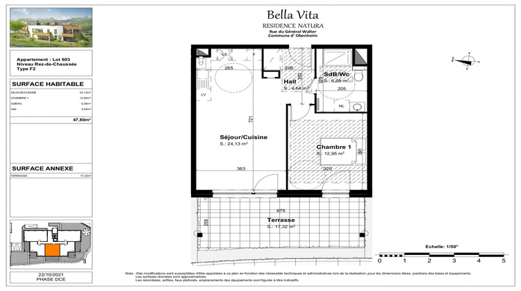 Ma-Cabane - Vente Appartement Obenheim, 47 m²