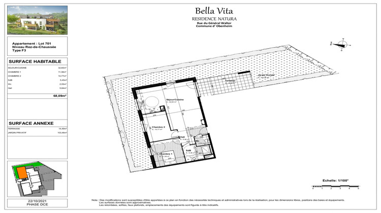 Ma-Cabane - Vente Appartement Obenheim, 68 m²