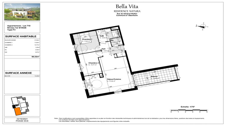Ma-Cabane - Vente Appartement Obenheim, 68 m²
