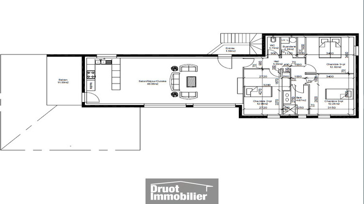Ma-Cabane - Vente Appartement Olemps, 100 m²