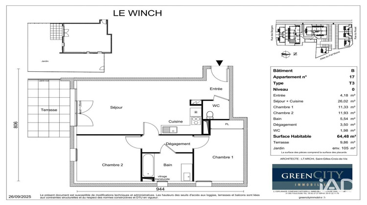 Ma-Cabane - Vente Appartement Olonne-sur-Mer, 64 m²