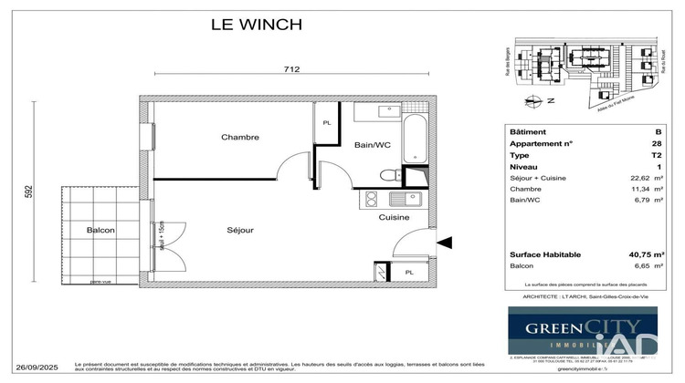 Ma-Cabane - Vente Appartement Olonne-sur-Mer, 40 m²