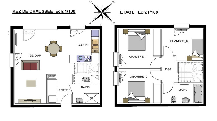 Ma-Cabane - Vente Appartement Orchamps-Vennes, 82 m²
