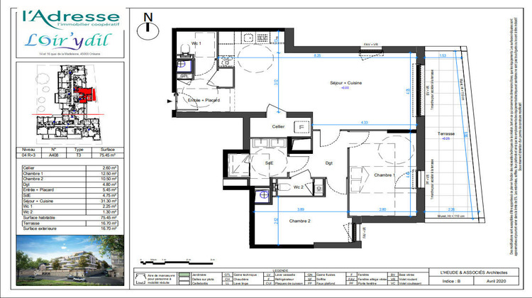 Ma-Cabane - Vente Appartement ORLEANS, 75 m²