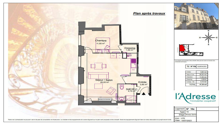 Ma-Cabane - Vente Appartement ORLEANS, 46 m²