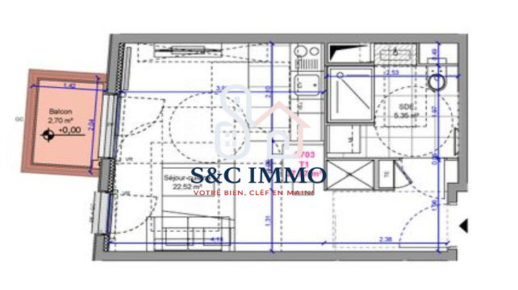 Ma-Cabane - Vente Appartement Orly, 27 m²