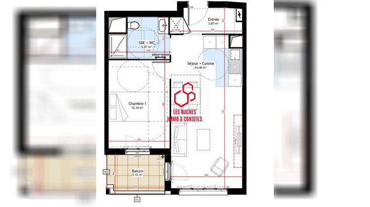 Ma-Cabane - Vente Appartement Orly-sur-Morin, 45 m²