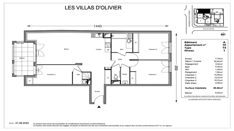 Ma-Cabane - Vente Appartement ORMESSON-SUR-MARNE, 90 m²