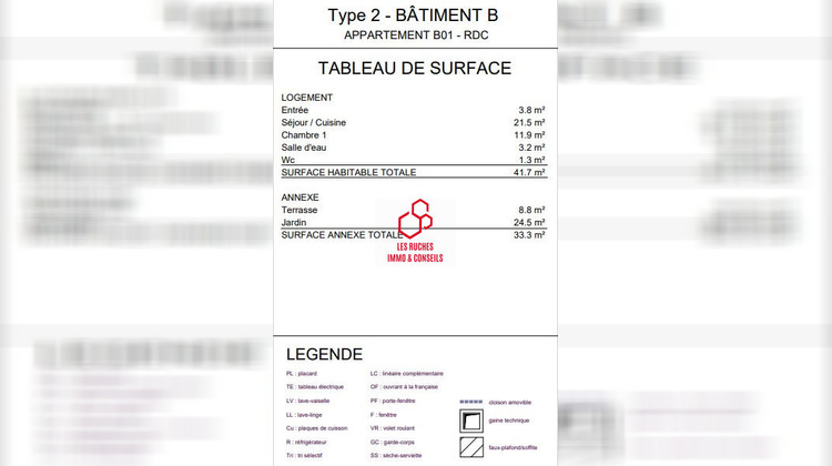 Ma-Cabane - Vente Appartement Ormesson-sur-Marne, 42 m²