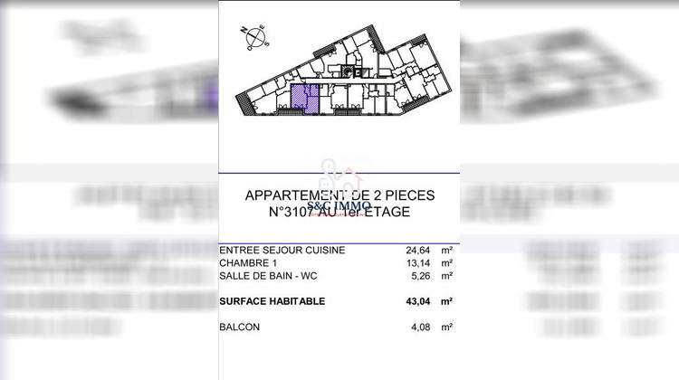 Ma-Cabane - Vente Appartement Ormesson-sur-Marne, 43 m²