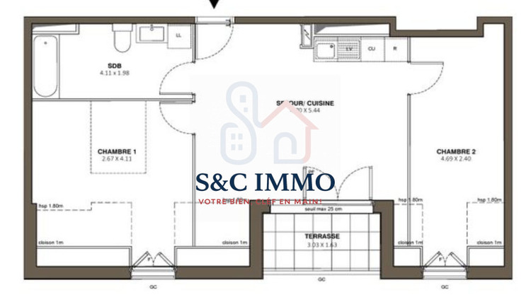 Ma-Cabane - Vente Appartement Ormoy, 57 m²