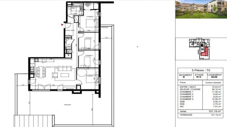 Ma-Cabane - Vente Appartement Ornex, 104 m²