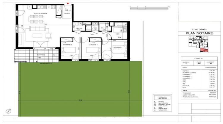 Ma-Cabane - Vente Appartement Ornex, 93 m²