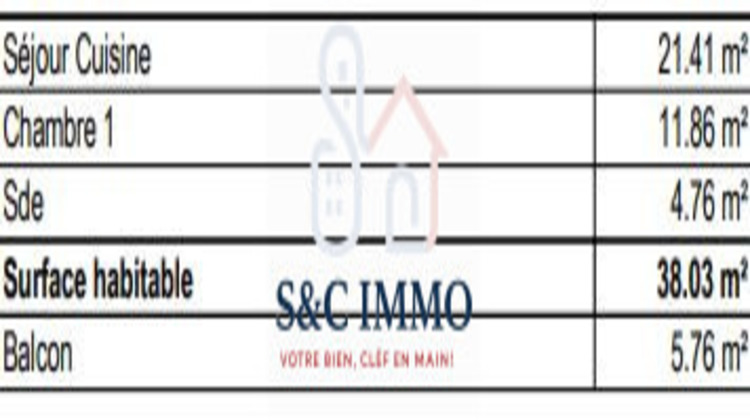 Ma-Cabane - Vente Appartement Orvault, 38 m²