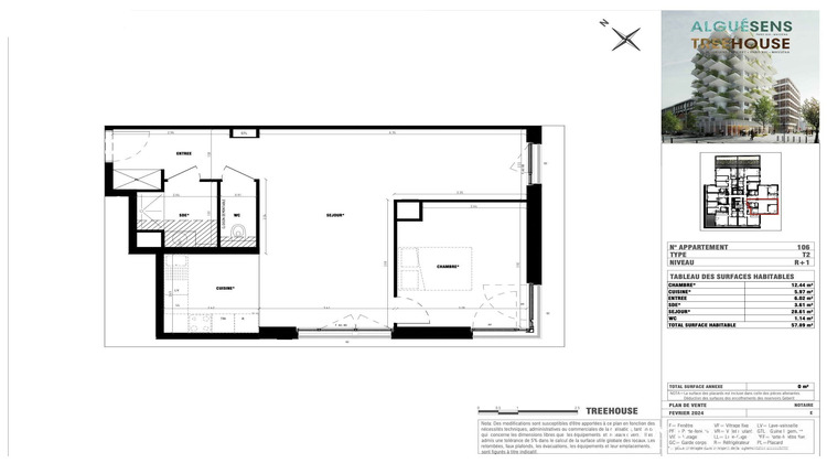 Ma-Cabane - Vente Appartement Orvault, 57 m²
