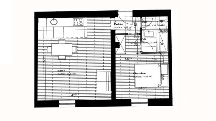 Ma-Cabane - Vente Appartement Osny, 41 m²