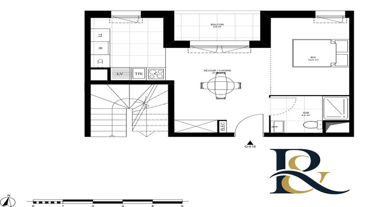 Ma-Cabane - Vente Appartement Ouistreham, 35 m²