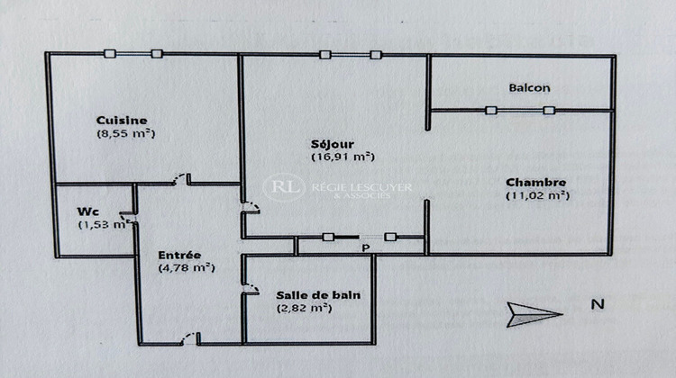 Ma-Cabane - Vente Appartement OULLINS, 45 m²