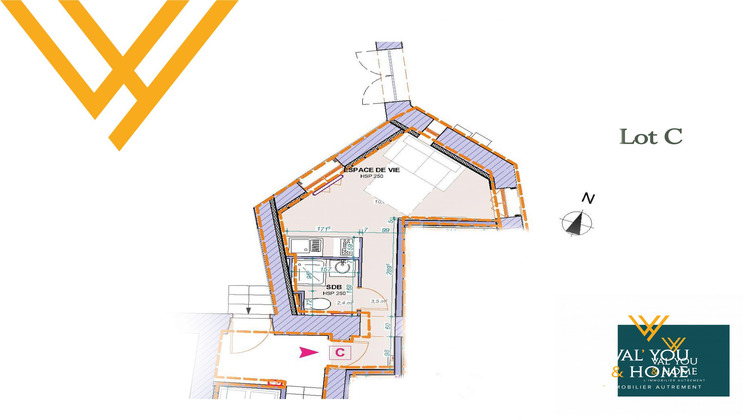 Ma-Cabane - Vente Appartement Oullins, 16 m²