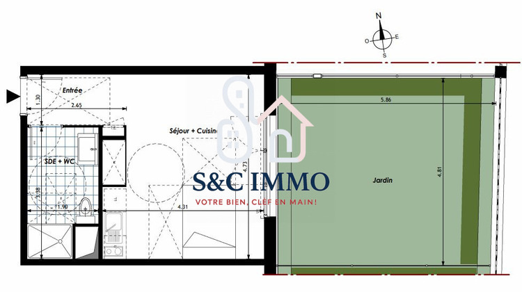 Ma-Cabane - Vente Appartement Ozoir-la-Ferrière, 28 m²