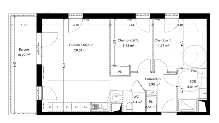 Ma-Cabane - Vente Appartement Paimpol, 63 m²