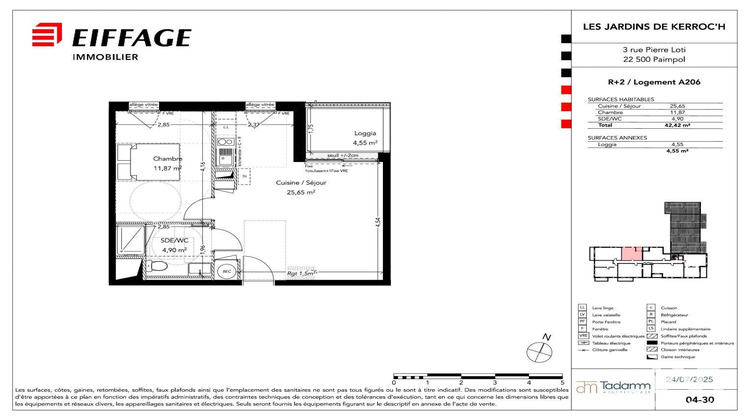 Ma-Cabane - Vente Appartement Paimpol, 43 m²
