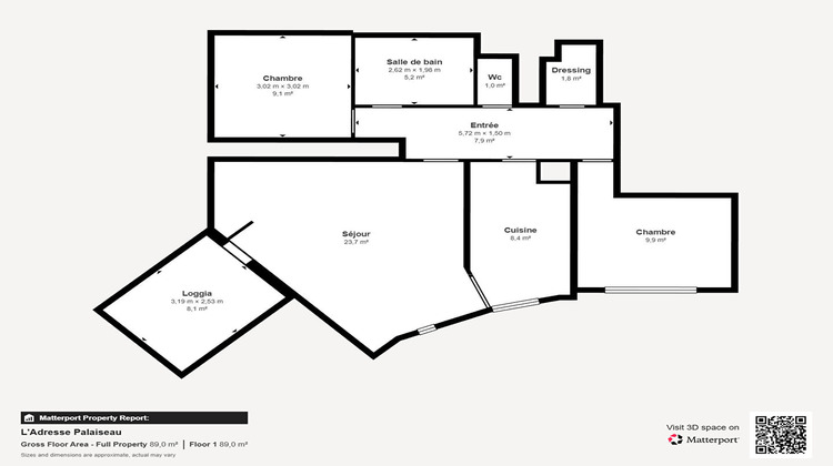 Ma-Cabane - Vente Appartement PALAISEAU, 73 m²