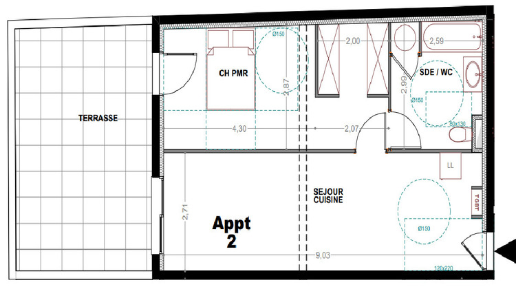 Ma-Cabane - Vente Appartement PALAVAS LES FLOTS, 50 m²