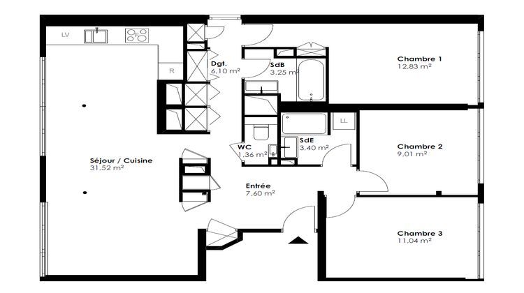 Ma-Cabane - Vente Appartement PANTIN, 86 m²