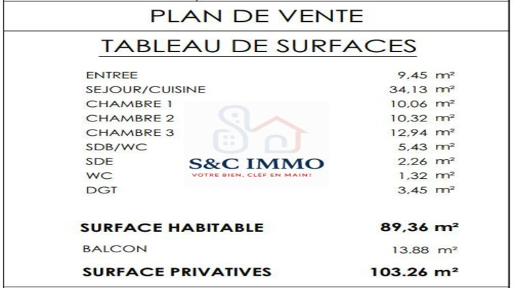 Ma-Cabane - Vente Appartement Pantin, 89 m²