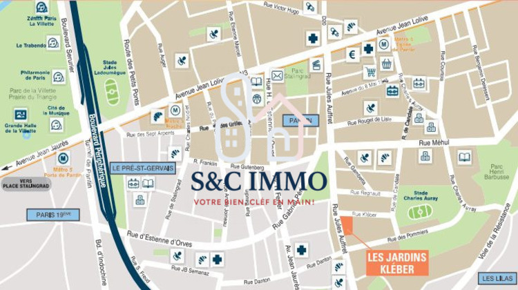 Ma-Cabane - Vente Appartement Pantin, 41 m²