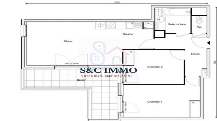 Ma-Cabane - Vente Appartement Pantin, 41 m²